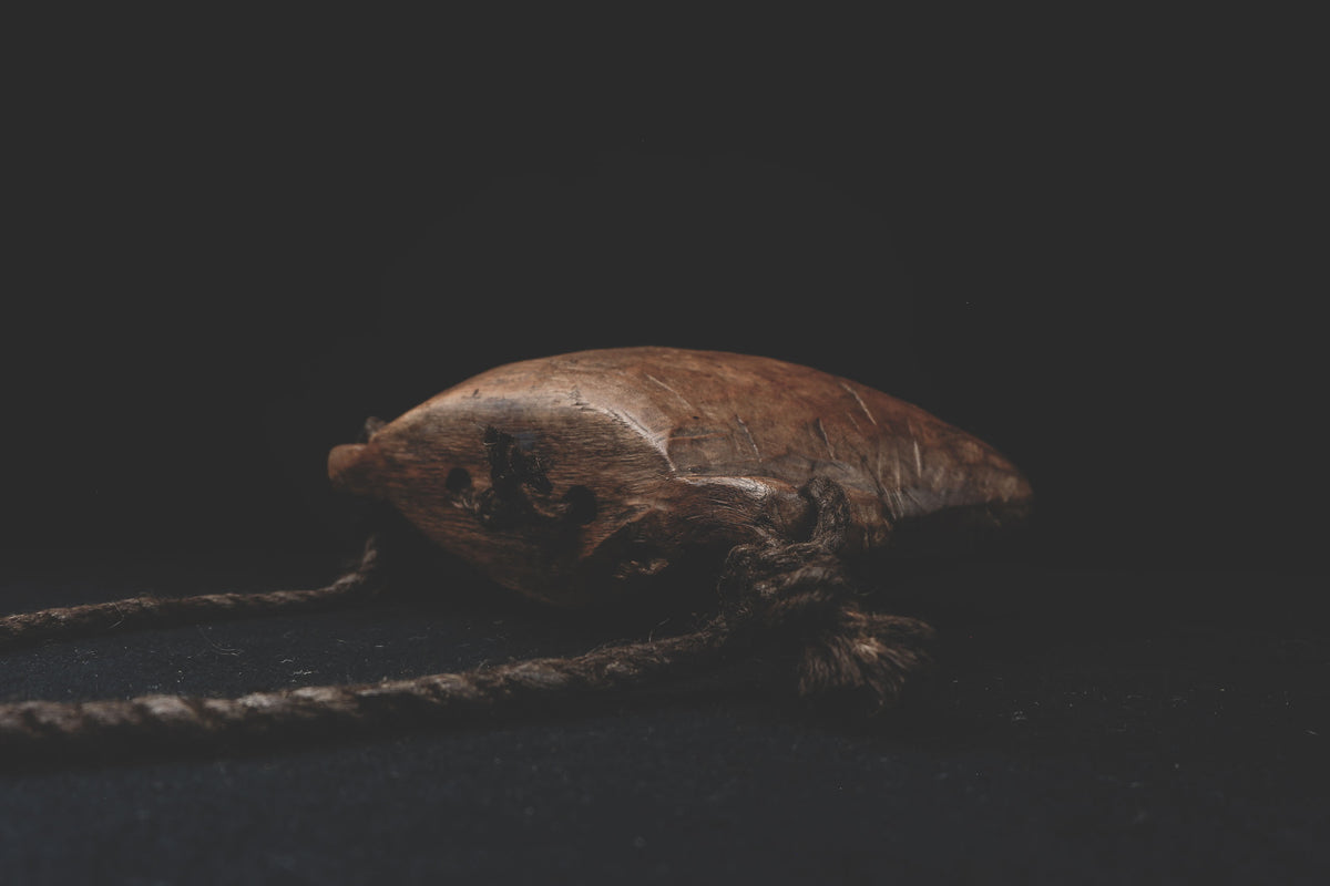 Dark Wooden Jute Bell - LYKTA